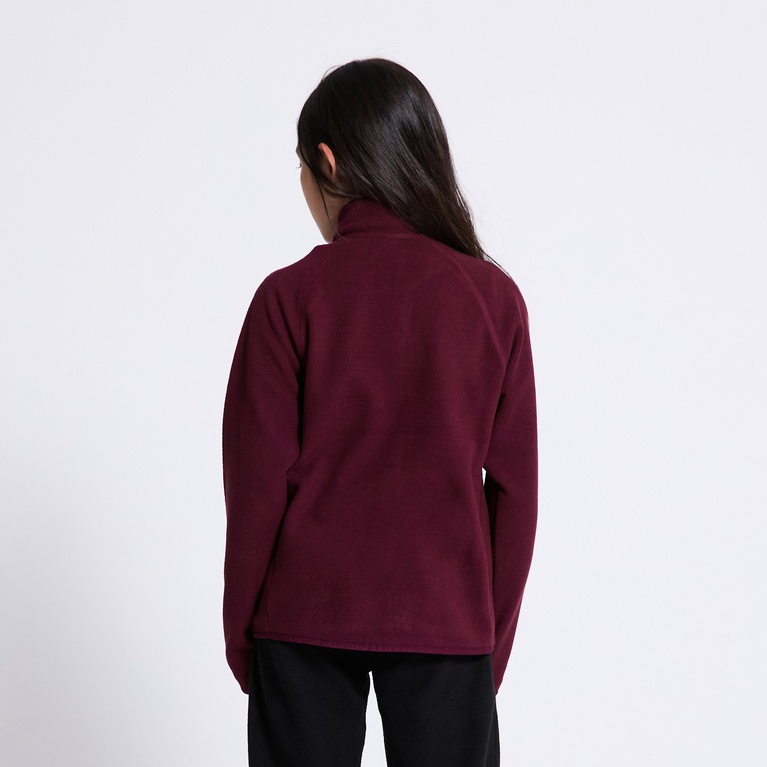 Fleece jacket "Funäs" Aubergine